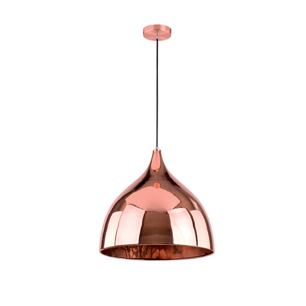 DECO-1A VISILICA 1XE27 BAKAR D350MM