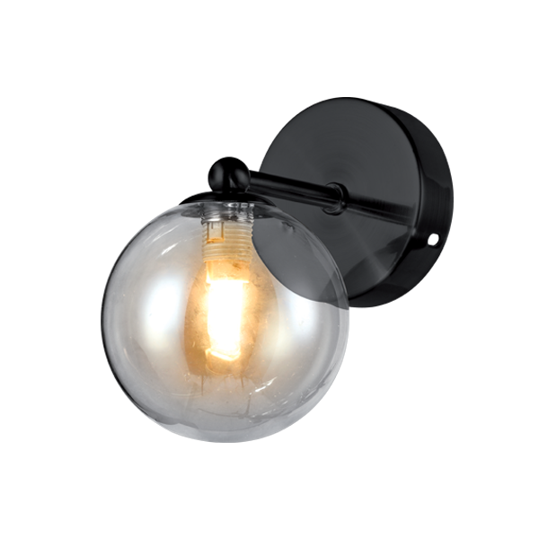 OLENA ZIDNA SVJETILJKA 1xG9 CRNA