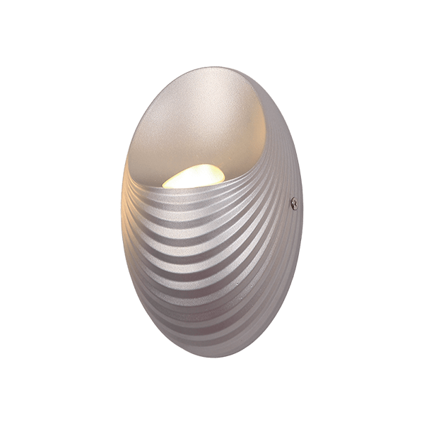 SHELL ZIDNA SVJETILJKA LED 5W 500lm 4000K SREBRNA