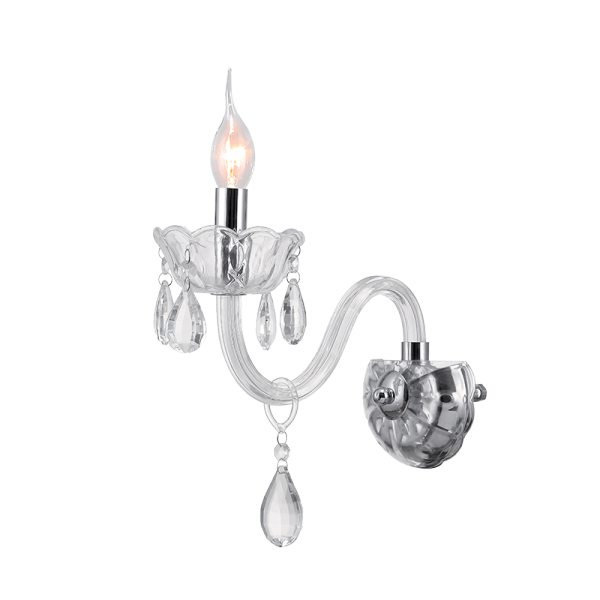 MADLEN ZIDNA SVJETILJKA 1XE14 TRANSPARENTNA