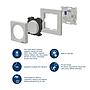 TERMOSTAT PŽ DEVIREG DISPLAY CONNECT 16A BIJELI PODNI+PROSTOR